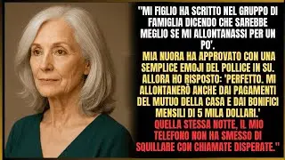 ＂Mio figlio ha scritto nel gruppo： è meglio che tu stia lontana per un po’ ＂