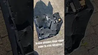 DIY Broken Glovebox Hinge Audi A4 B6 repair results AliExpress #diy #Audi #glovebox #repair #a4