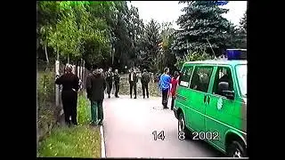 L&ouml;bnitz in Sachsen-Hochwasser 2002