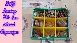 DIY sewing kit box /silai dhaga box/#new #videoviral #✨
