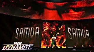 Samoa Joe Entrance , AEW Dynamite January 21 , 2026 