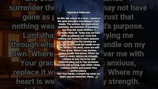 Nighttime Reflection #christianliving #biblemeditation #christianquotes #trending #faith #Bible#help