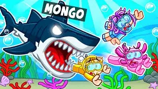 Я стал морским монстром Меглалодоном в Roblox Sea Monster Siege