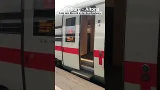 Altona | T&uuml;rsignal: ICE4(BR412) nach M&uuml;nchen Hbf. #shorts #zug #hamburg #db #ice #altona
