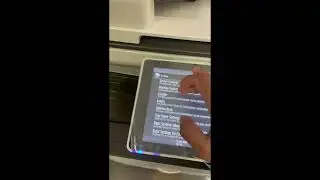 Ricoh IM C2500 &ndash; How to Print the Configuration Page | Como Imprimir a P&aacute;gina de Configura&ccedil;&atilde;o