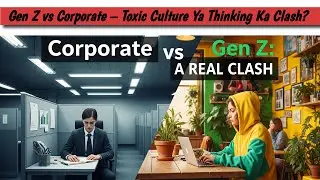 Gen Z vs Corporate &ndash; Toxic Culture Ya Thinking Ka Clash? #corporate #dailystruggles #genz