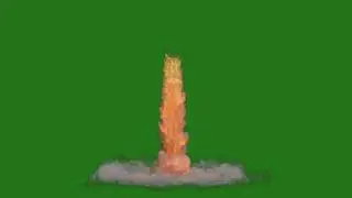 Green Screen Jet / Rocket / Space Ship Flame VFX effects