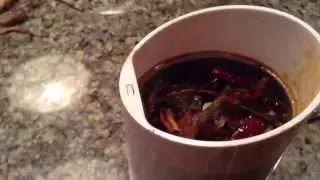 Измельчение сушеного перца паприка