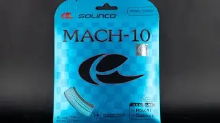 a feel-oriented shaped poly! | Solinco Mach 10 Tennis String Review