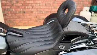 2025 Road Glide with Corbin Gunslinger saddle built for all-day comfort ￼