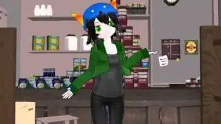 MMD (Nepeta) Kocchi Muite Baby~ [Night]