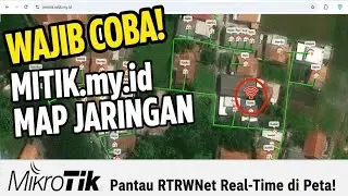 WAJIB COBA! Fitur MAP Jalur Kabel MITIK.my.id &mdash; Pantau Jaringan RTRWNet Real-Time di Peta
