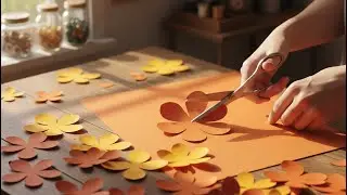 Handmade Paper Flower Wall Decor🌼 | DIY Idea