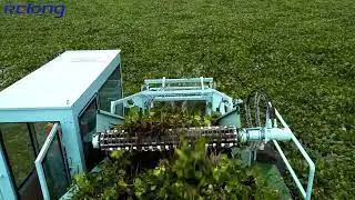 Lake Weed Cutter -Aquatic Weed Removal - Harvester Boat