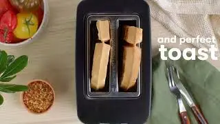 BELLA 2 Slice Toaster with Auto Shut Off - Extra Wide Slots & Removable Crumb Tray and Cancel