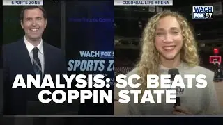 Analysis: No. 1 South Carolina beats Coppin State