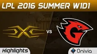 Highlight SS vs GT game 1  - Snake vs Game Talent  LPL 2016