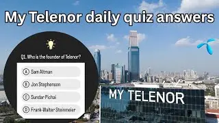 24 January 2026 My Telenor Quiz Answers | Today All Correct Riddles 🔥 | Free MBs Jeeto!