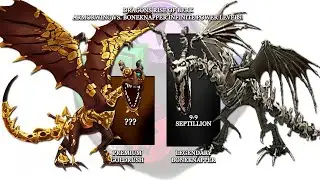 Armorwing vs. Boneknapper Infinite (power levels) | httyd | Dragons: Rise of Berk