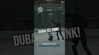 ⛸️ Glide into Fun at Dubai Ice Rink with FZ Travels! #fztravels
