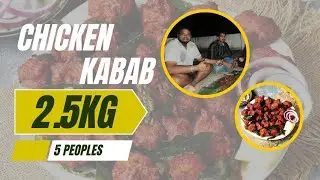 Andhra Chicken Kabab making with friends in Village