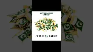 Pakistani Flag 25 Pcs: Celebrate Your Pride with Style #shorts #pakistaniflag #celebratefreedom