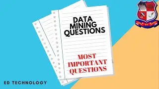 DATA MINING IMPORTANT QUESTIONS | GATE| ISRO| INTERVIEW PREP | VIVA | GTU UNIVERSITY
