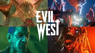 Evil West ALL BOSS FIGHTS & ENDING | [4k 60fps]