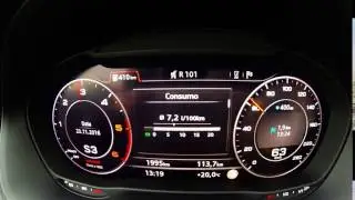 Audi Q2 acceleration 0-100 km/h 2.0 TDI 190 cv Quattro S-Tronic