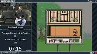 Teenage Mutant Ninja Turtles III: Radical Rescue - 100% by BambooShadow | SpeedCon 2019