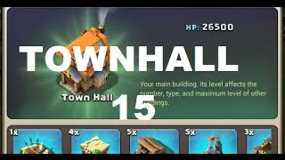 Castle Clash:  Town Hall 15 Base Design
