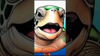 CUTE TURTLE - Turtles Swim and Swim #turtle #swim #underthesea #beachy #aishort