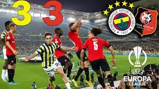 Fenerbahçe 3-3 Rennes | UEFA Avrupa Ligi Grup Maçı | Maçın Tribün Hikayesi | 4K