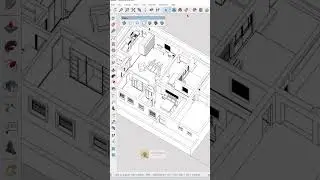 📐 2D Plan Export &ndash; SketchUp ➡ AutoCAD#trendingshorts