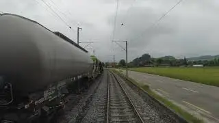 Führerstandsmitfahrt (cab ride) | Langenthal - Huttwil | RABe 525 (Nina) | onarainydayagain