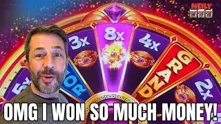 AM I DREAMING?! I WON SO MUCH MONEY ON THIS SLOT MACHINE!