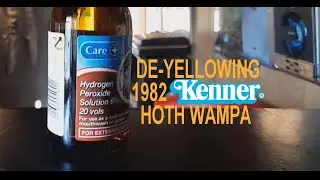 De-Yellowing Kenner Wampa test