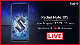 Redmi Note 10S Live Launch Event