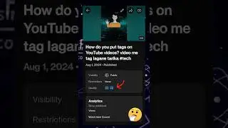 yt studio video quality hd sd problem 2024 ! new update #tech #ytshort #viralshorts
