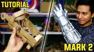 Cómo hacer brazos de Ironman con CARTON | tutorial | MARK 2 | props | DIY