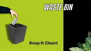 Smart Waste Bin | Eco-friendly Waste Bin | Office Waste Bin Management | Smart Bin Technology