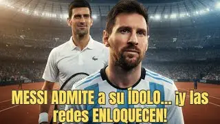 MESSI ADMITE a sus ÍDOLOS… y lo que dijo sobre DJOKOVIC causa furor