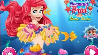 Ariel Nails Salon - F&uuml;rstin Disney Spiele - Nails Spiele