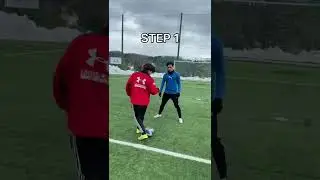 SKILL TUTORIAL ⚽️#footballskills #soccerskills #ドリブル #dribble #tiktok #neymar #football #shorts