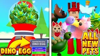 All Dinosaurs Coming Out In Adopt Me Dino Egg Update! NEW Roblox Adopt Me Prehistoric Pets