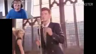 Callmecarson cries because he gets rickrolled
