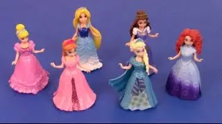 Disney Magic Clip Dresses - Queen Elsa, Anna, Disney Princesses Frozen