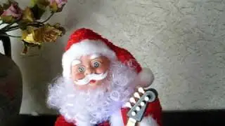 Babbo Natale Suona Chitarra e Balla Feste Regalo Natale