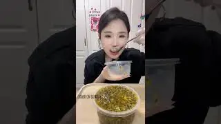 ASMR on sunday Ice EATING shaved Ice with PASSION fruit jam so satisfying