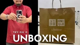 Uniqlo Dry Pique Polo Shirt | unboxing and try-on | Azo Edition